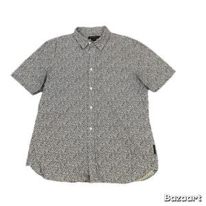 French Connection button down short sleeve shirt Men’s Large Floral Print